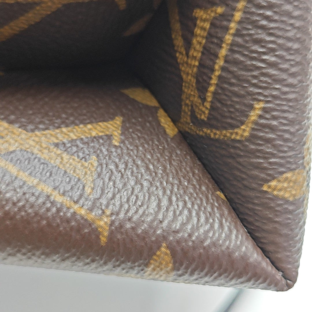 LOCKY BB Monogram Coated Canvas Brown