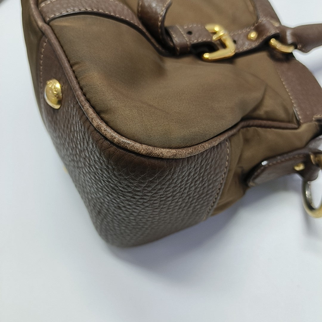 Gaufre Nylon Brown
