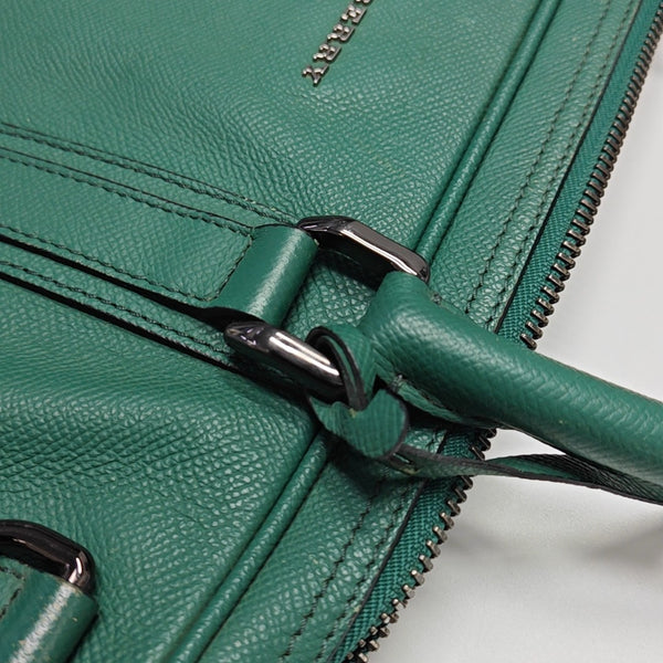 Calfskin Top Handle Bag Green