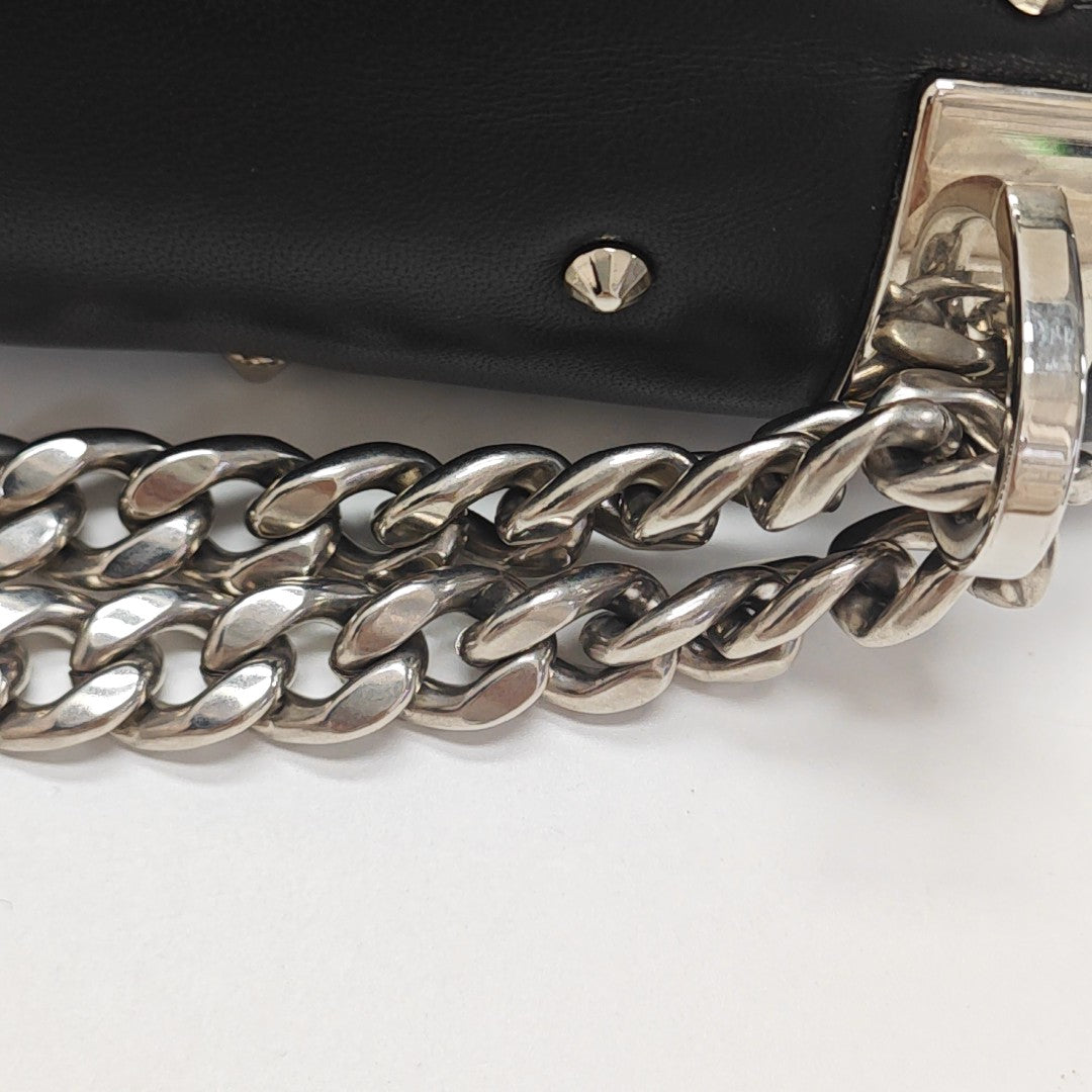 Lambskin Shoulder Bag Black