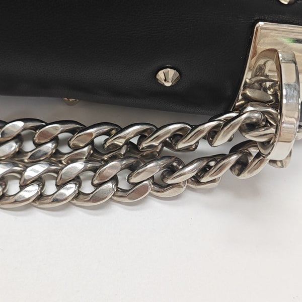 Lambskin Shoulder Bag Black