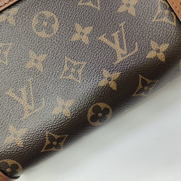 DAUPHINE WOC Monogram Coated Canvas Brown