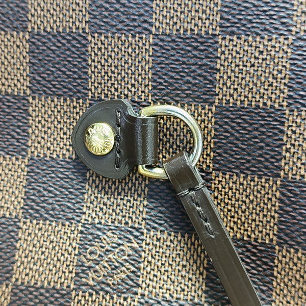 NEVERFULL MM Damier Ebene Coated Canvas Brown