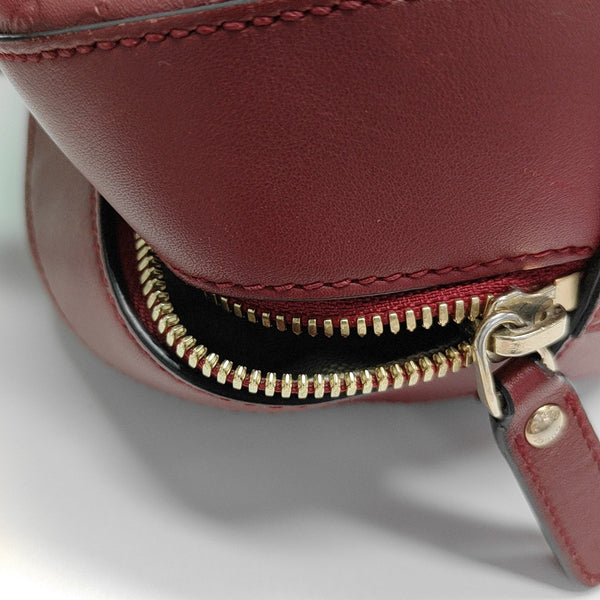 Ligne Shima Monogram Calfskin Red