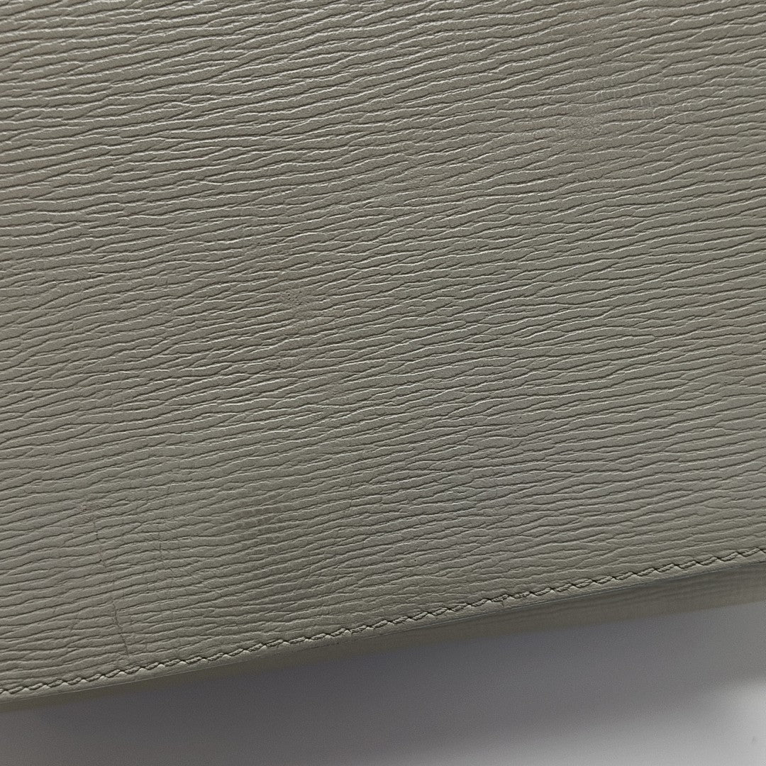 Calfskin Shoulder Bag Gray