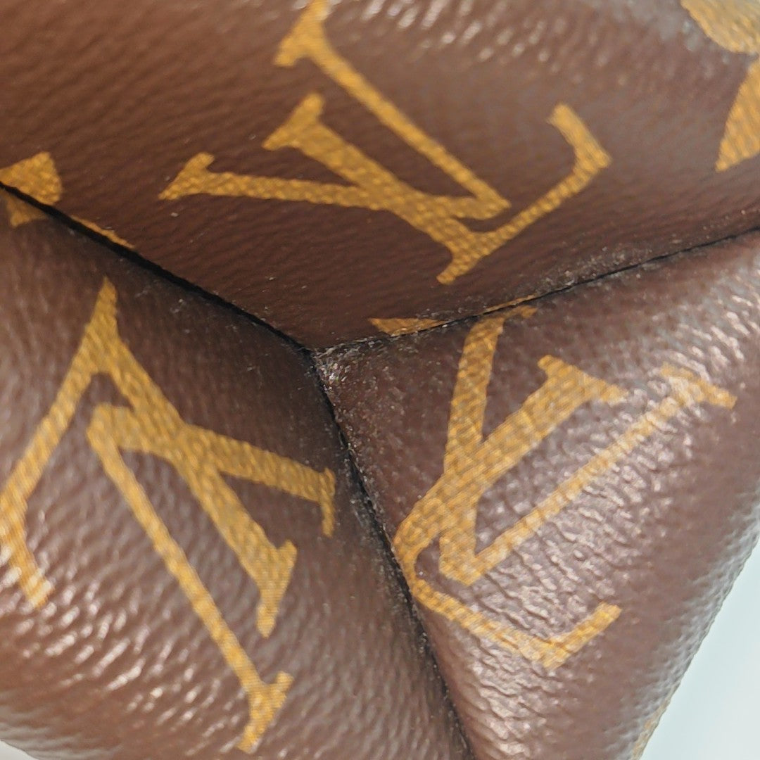 LOCKY BB Monogram Coated Canvas Brown