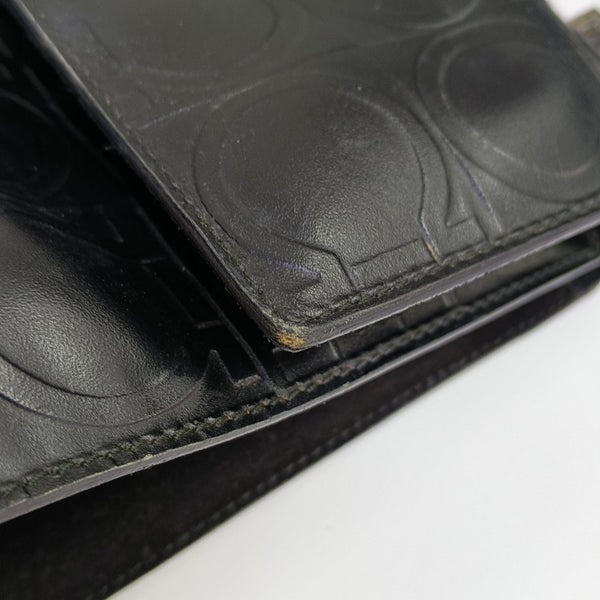 Calfskin Shoulder Bag Black