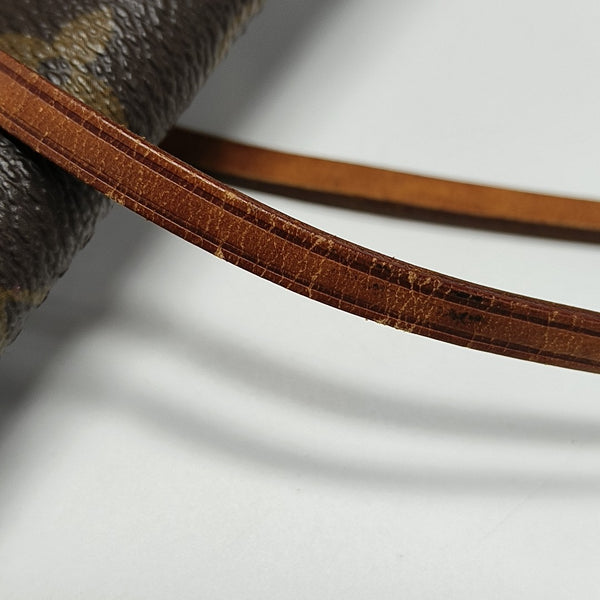 NEVERFULL MM Monogram Coated Canvas Brown