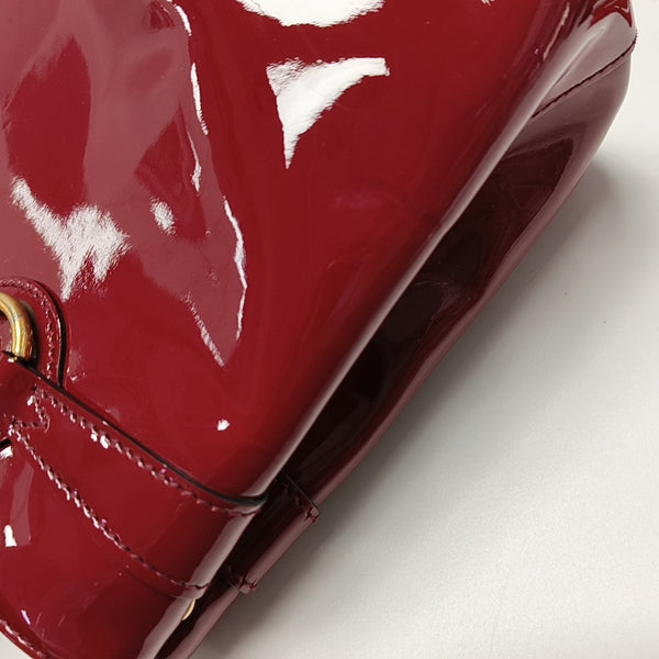 Bright Bit Patent Leather Red
