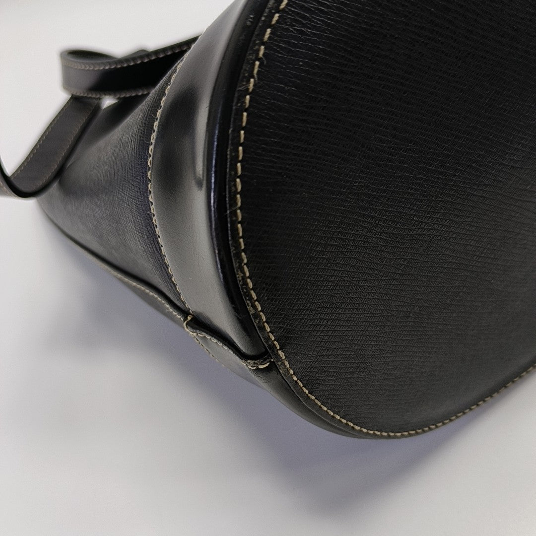 Calfskin Shoulder Bag Black