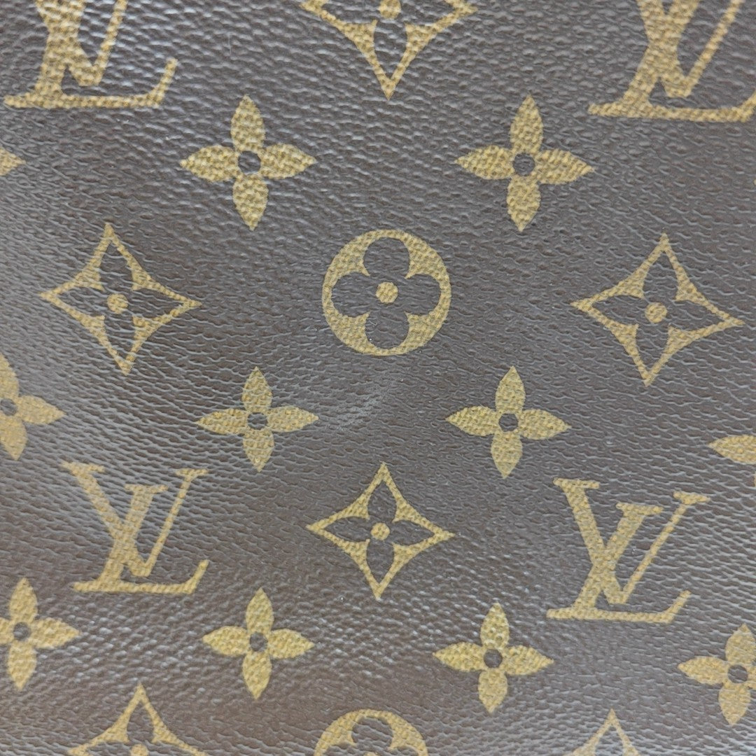 NOÉ BB Monogram Coated Canvas Brown
