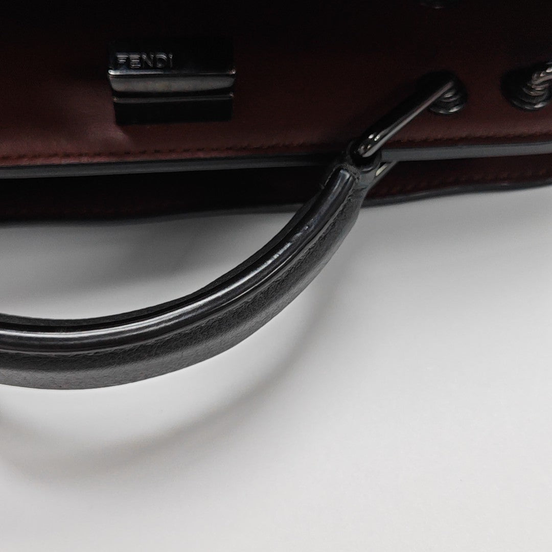 Peekaboo Small Calfskin Gray