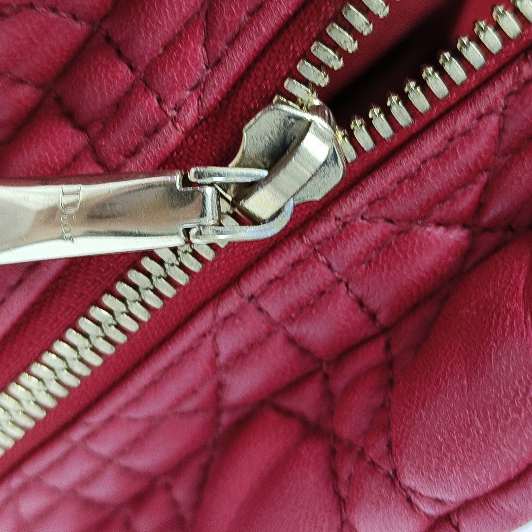 Dior Soft Cannage Lambskin Red
