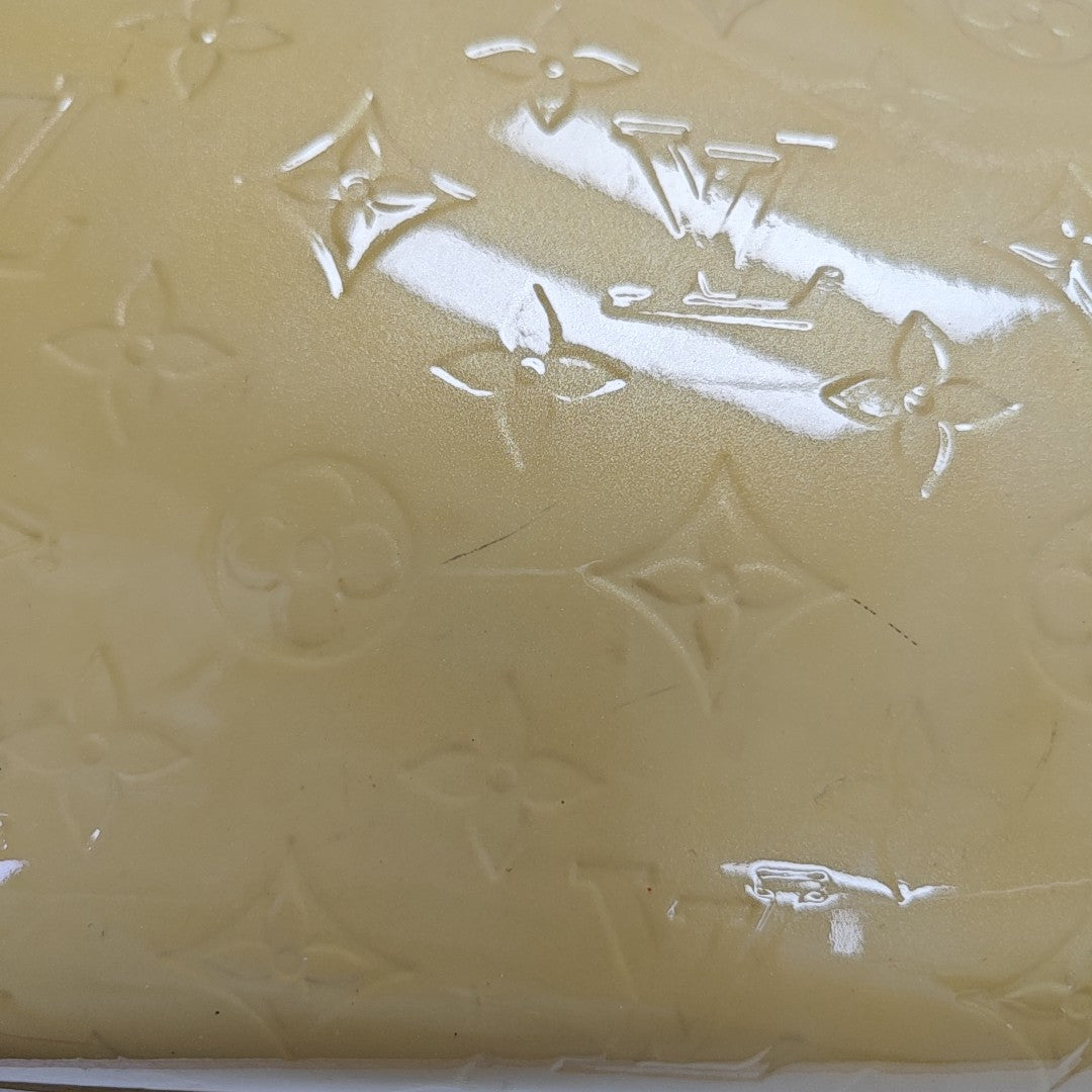 BREA MM Monogram Patent Leather Yellow