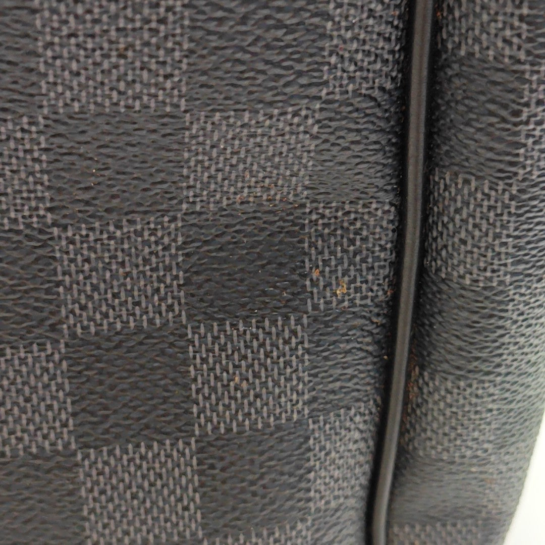 DANIEL GM Damier Graphite Coated Canvas Gray