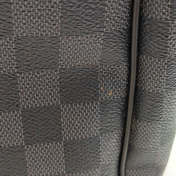 DANIEL GM Damier Graphite Coated Canvas Gray