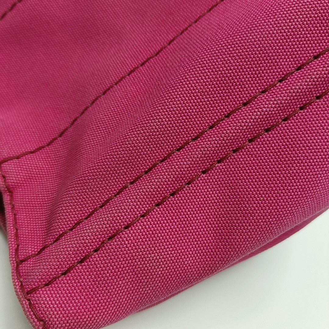 Denim Quilted Canvas Red