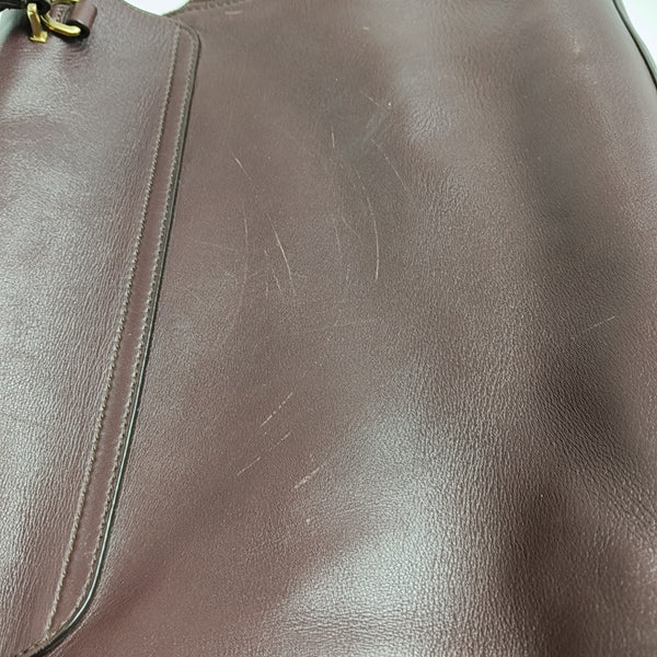 TRAPEZE Medium Calfskin Red