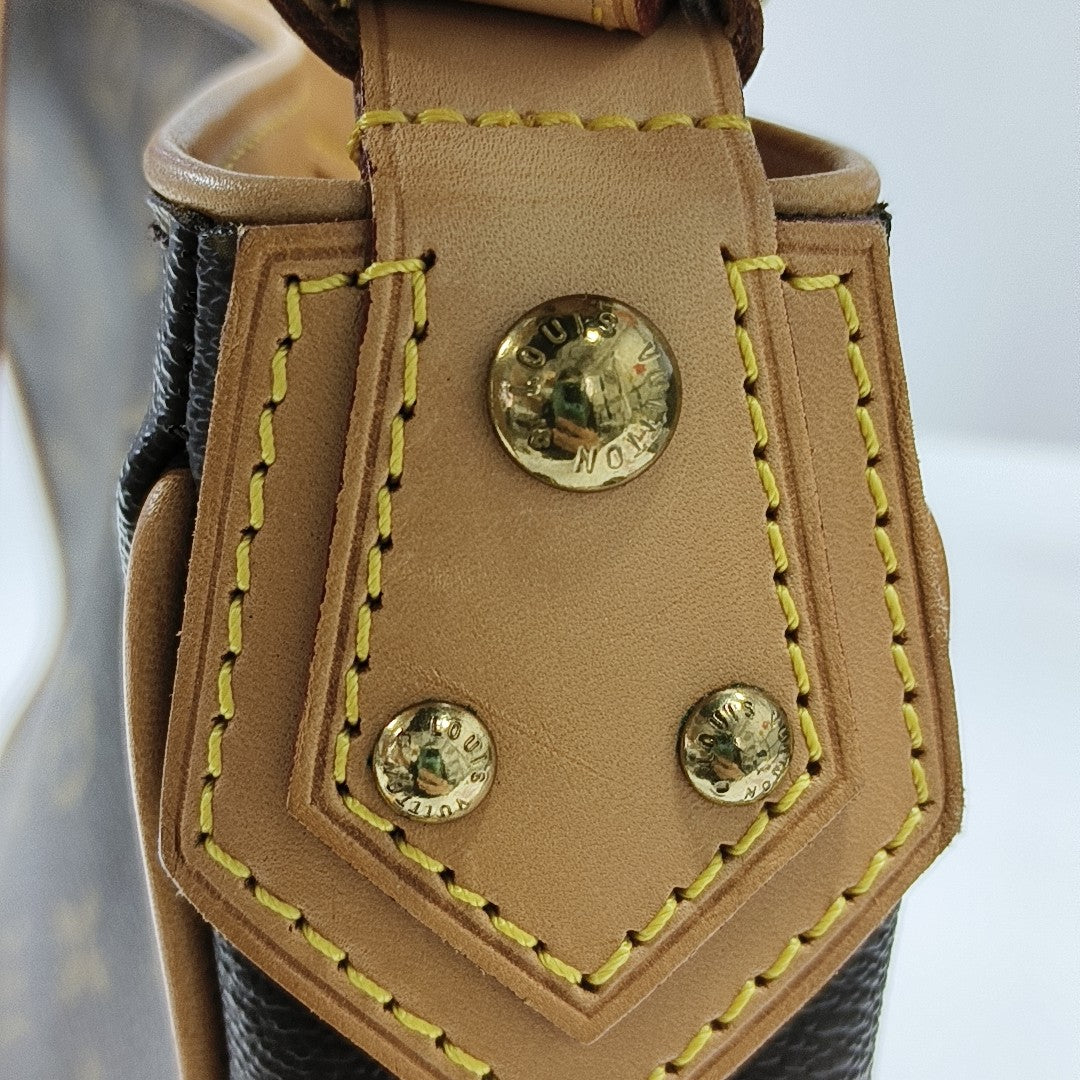 HUDSON GM Monogram Coated Canvas Brown