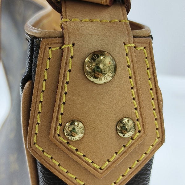 HUDSON GM Monogram Coated Canvas Brown