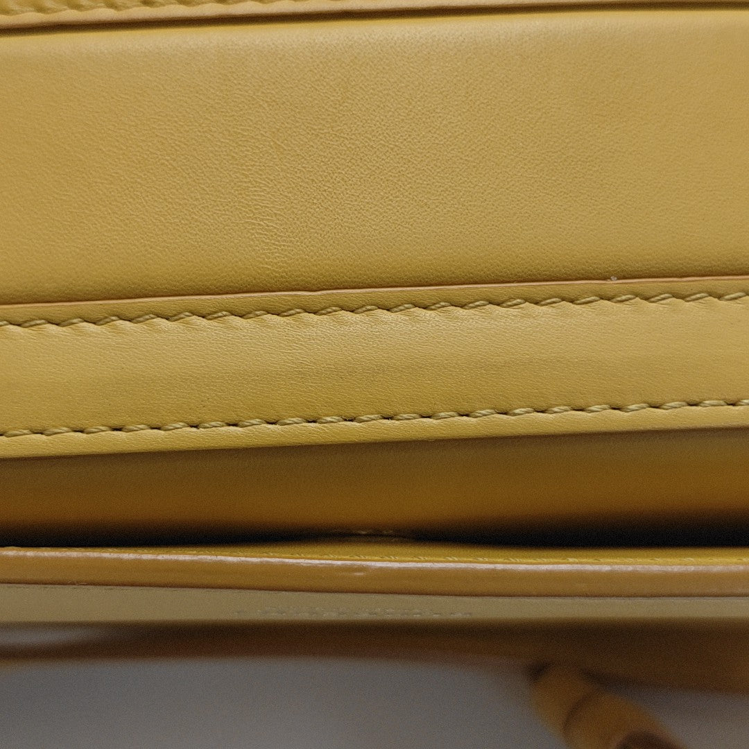 Olympia Small Calfskin Yellow