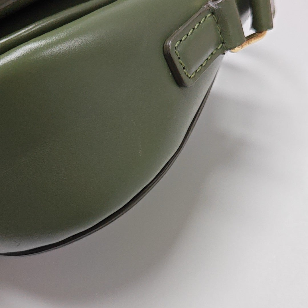 CRÉCY Small Calfskin Green