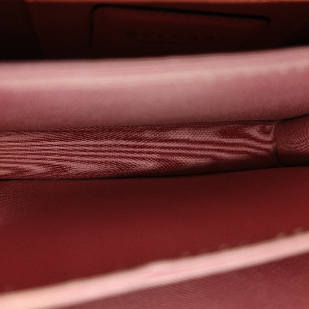 SERPENTI FOREVER Small Calfskin Red