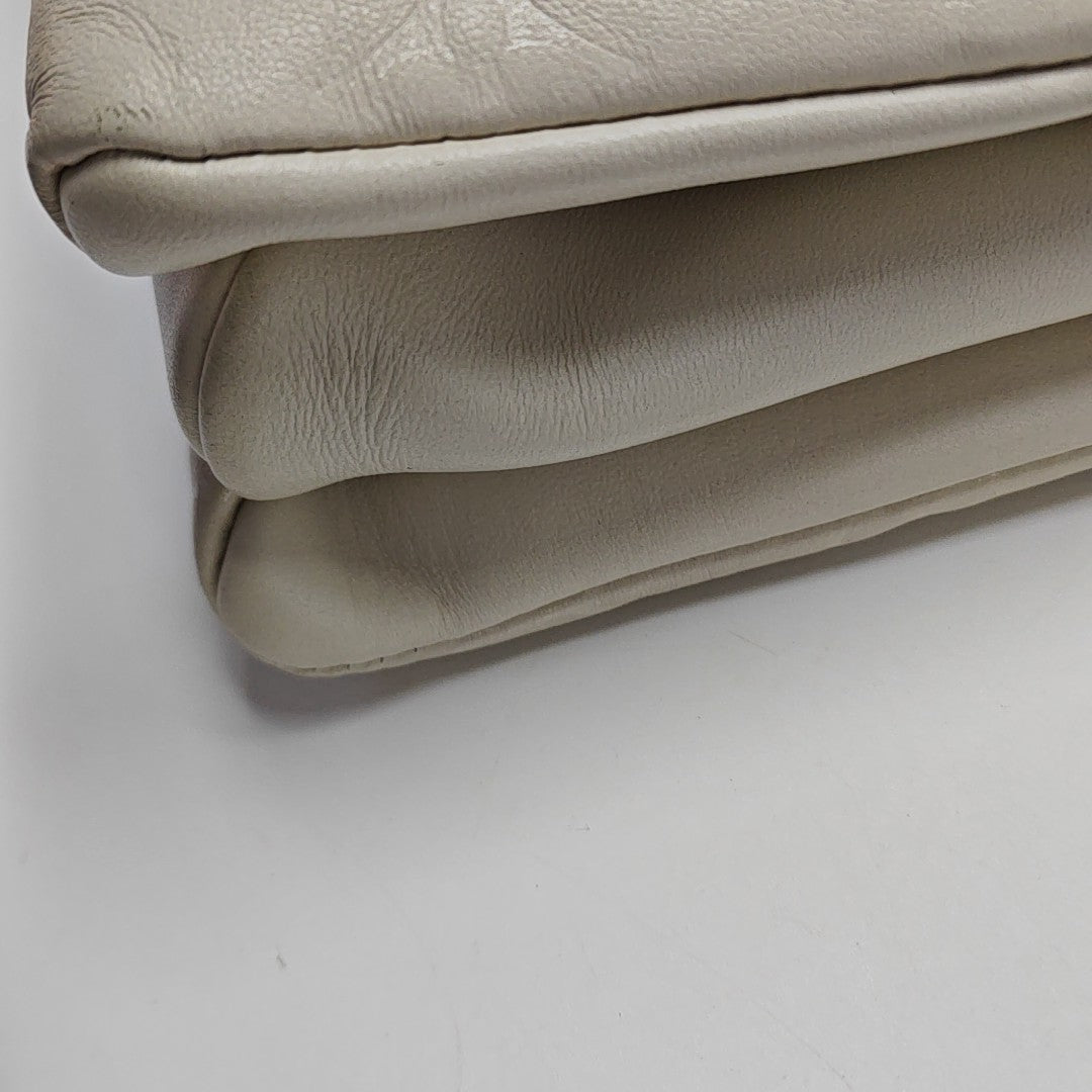 COUSSIN PM Lambskin White