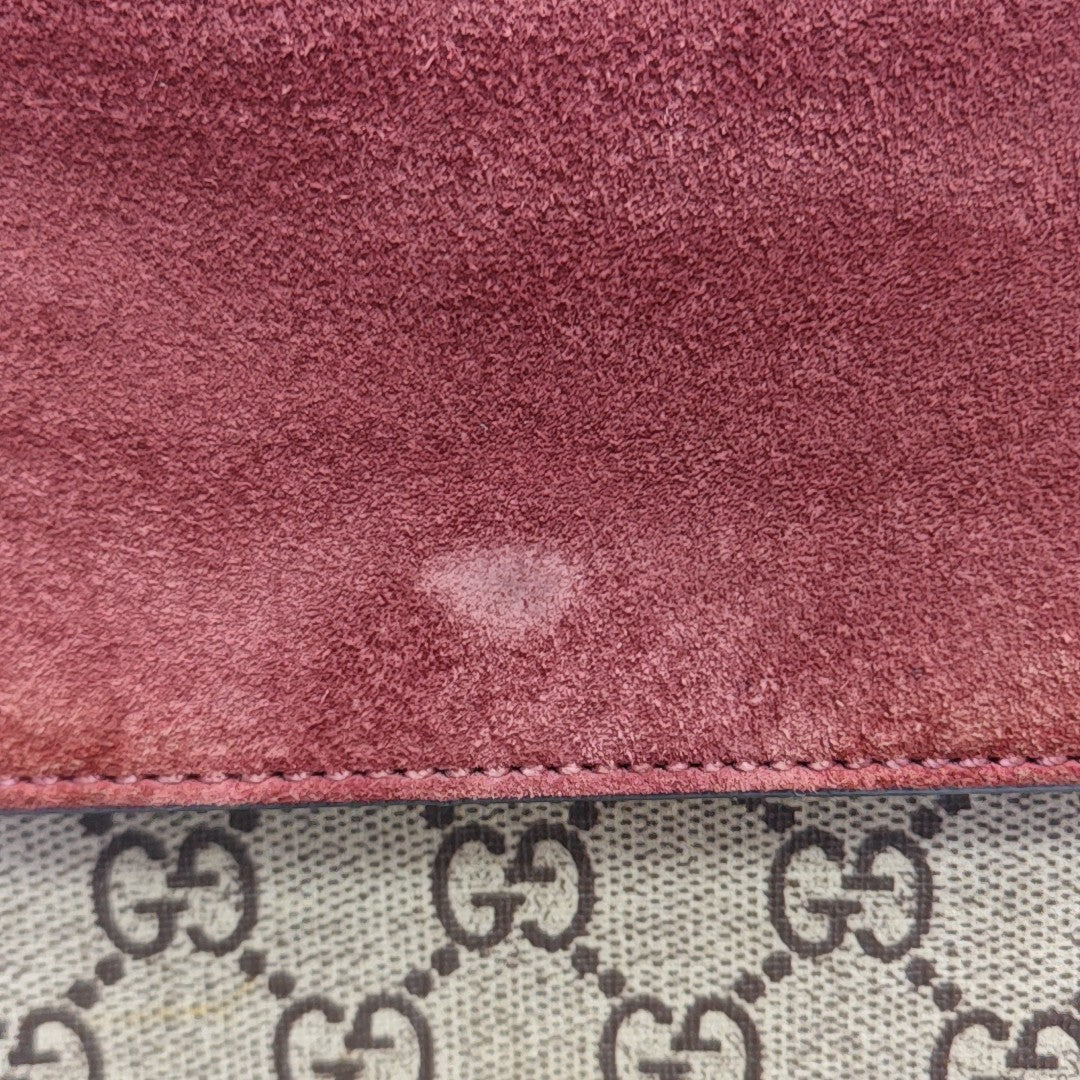 Dionysus Mini Monogram Coated Canvas Beige