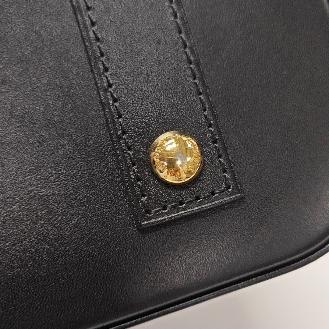 ALMA BB Monogram Coated Canvas Brown