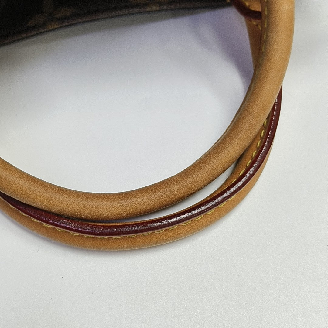MONTAIGNE BB Monogram Coated Canvas Brown
