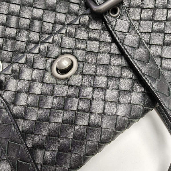 Lambskin Shoulder Bag Black