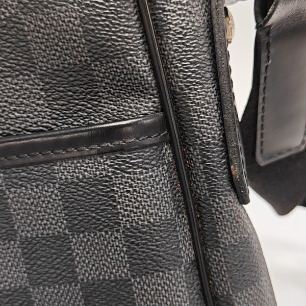 DANIEL Damier Graphite Coated Canvas Gray