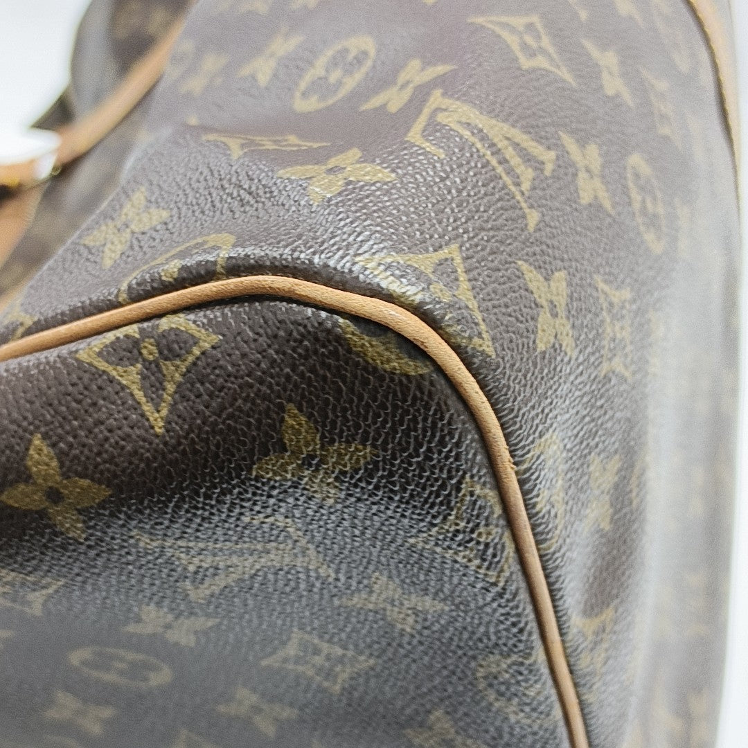 SAC SOUPLE 55 Monogram Coated Canvas Brown