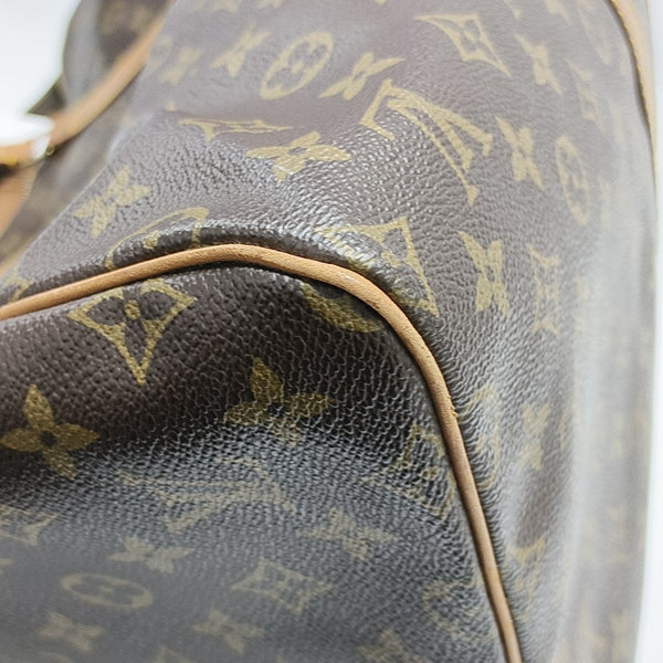SAC SOUPLE 55 Monogram Coated Canvas Brown
