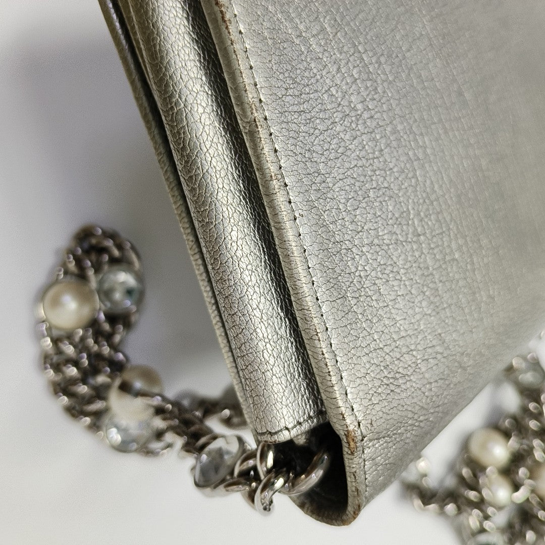 Glacé Calf Calfskin Silver