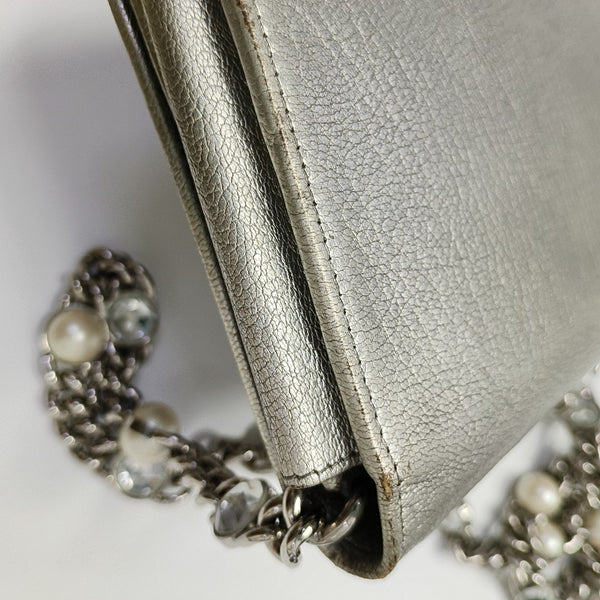 Glacé Calf Calfskin Silver