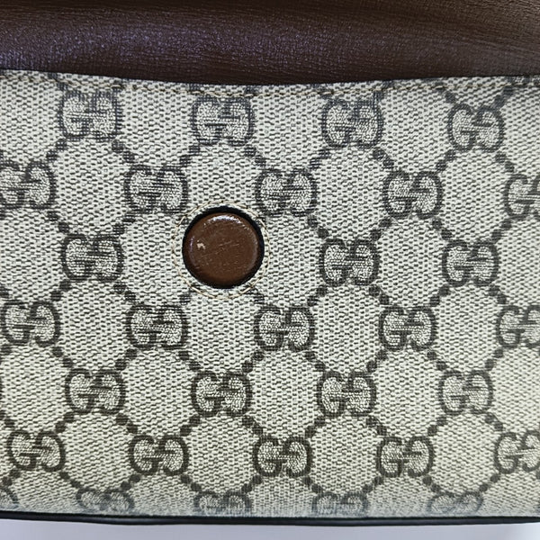 Horsebit 1955 Small Coated Canvas Beige