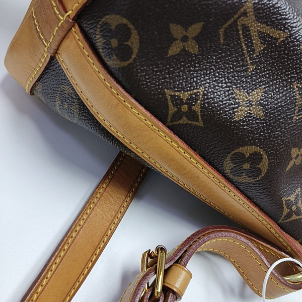 NOÉ BB Monogram Coated Canvas Brown