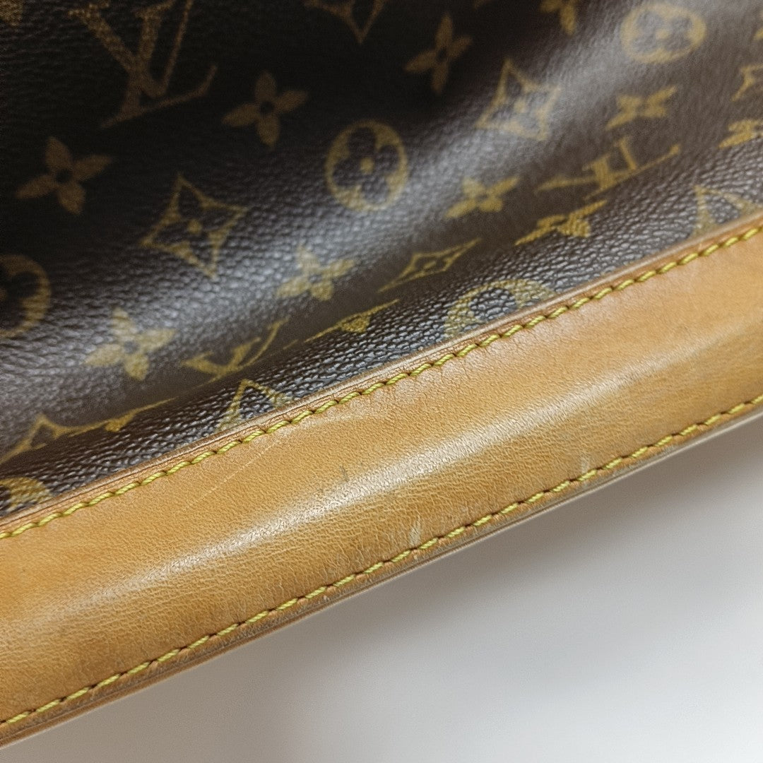 LOCKIT GM Monogram Coated Canvas Brown
