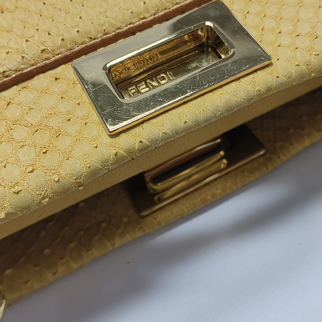 Peekaboo Mini Python Yellow