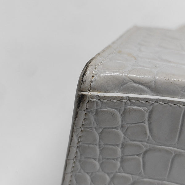 Hourglass S Calfskin White
