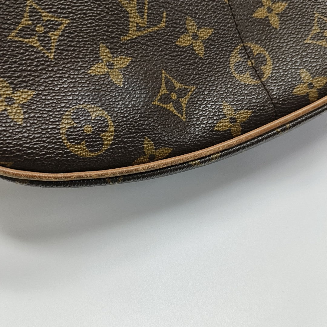 MENILMONTANT PM Monogram Coated Canvas Brown