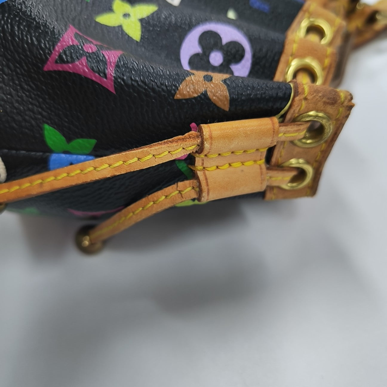 LV × TM THEDA GM Monogram Coated Canvas Black