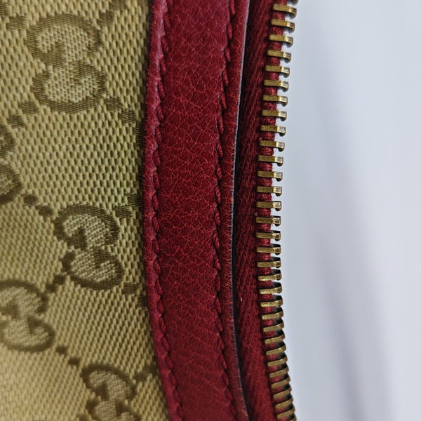 Monogram Canvas Shoulder Bag Beige