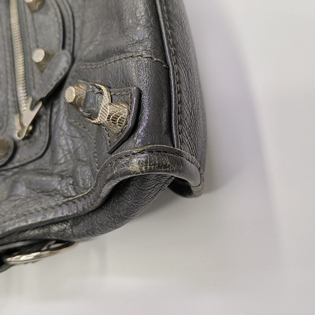 Classic City Mini Lambskin Gray