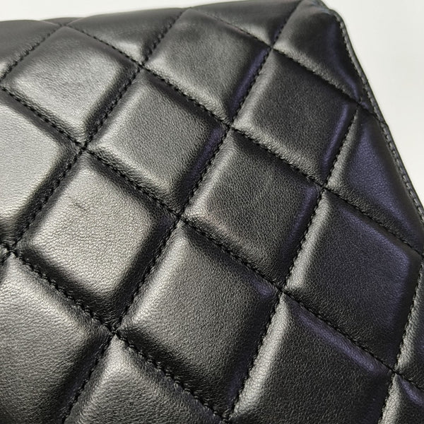DOUBLE CC Quilted Lambskin Black