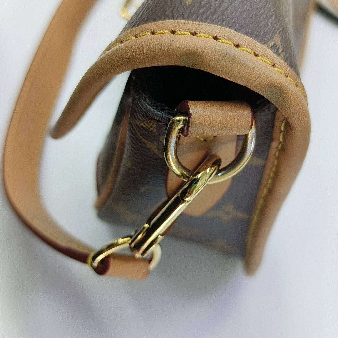 DIANE Monogram Coated Canvas Brown