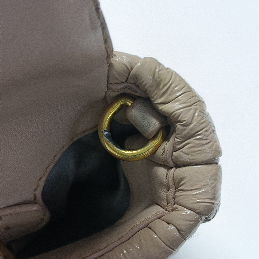 Patent Leather Top Handle Bag Pink