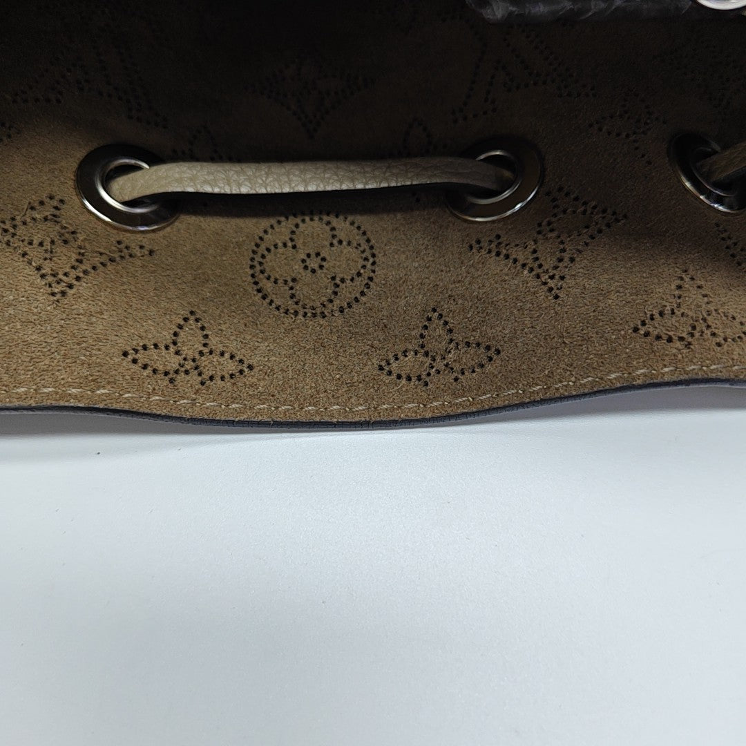 BELLA Monogram Calfskin Gray